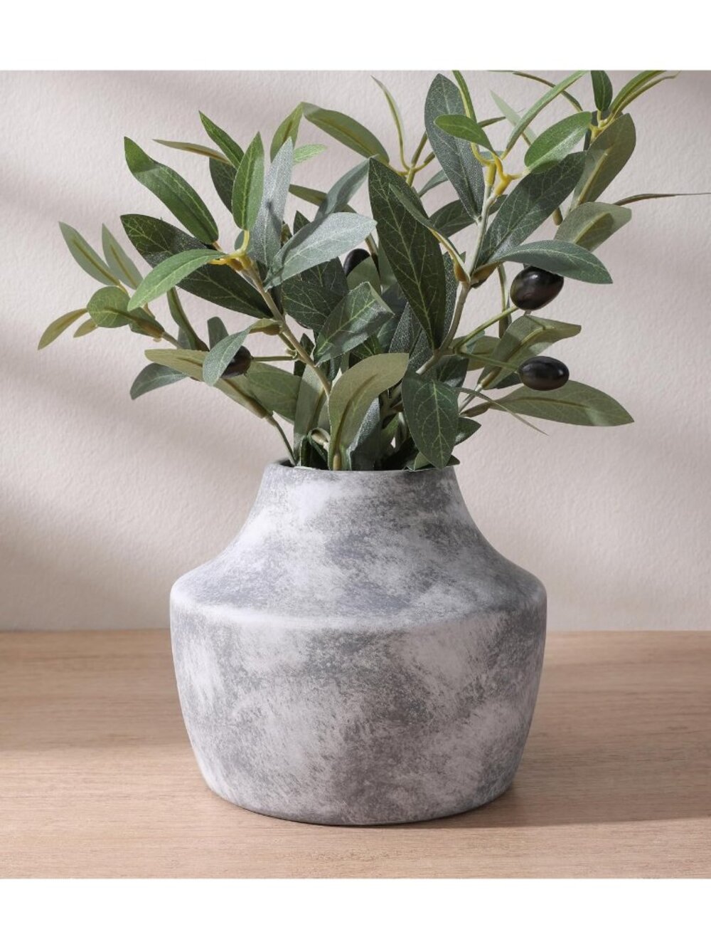 5.3 Inch Small Terracotta Ceramic Flower Vase Living Room Farmhouse Decorative